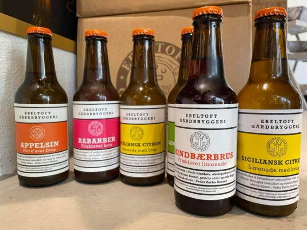 Sodavand fra Ebeltoft Gårdbryggeri